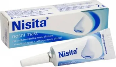Produktbild von Nisita Nasensalbe 10 g zur Befeuchtung, Pflege und Reinigung der Nasenschleimhaut
