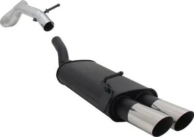 Produktbild von Novus Sportauspuff für Audi A3 Seat Leon VW Golf 4 New Beetle 2x76 MS-Design ABE