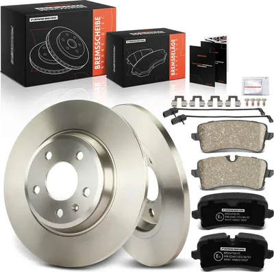 Productafbeelding van Frankberg 2x Remschijven 4x Remblokken Achteras voor Audi