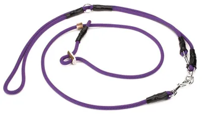 Produktbild von Mystique Retrieverleine Umhängeleine Hunting Profi 8mm lila S - 275cm