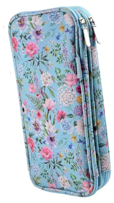 Produktbild von Aufbewahrungstasche für Häkelnadeln, Stricknadeletui, Strickzubehör für Strickbegeisterte, Blau