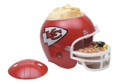 Produktbild von NFL Football Snack Helm der Kansas City Chiefs für jede Footballparty