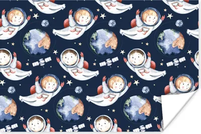 Produktbild von MuchoWow® Poster Muster - Kinder - Planeten - Jungen - Kinder - Mädchen - Kinder 60x40 cm - Schlafzimmerdekoration