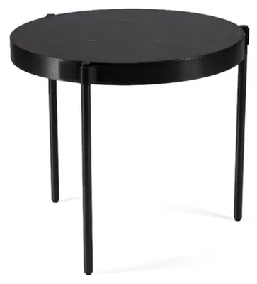 Produktbild von Beistelltisch Schwarz Luxus Couchtische Metall Design Elegantes Wohnzimmer