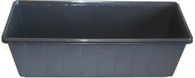 Produktbild von Blumenkasten Balkonkasten 50cm anthrazit Kunststoff Foxtrot