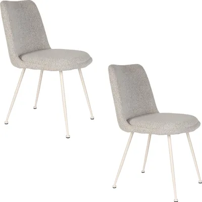 Produktbild von Housecraft Living Fijs Esszimmerstuhl Off-White - 2 er Set