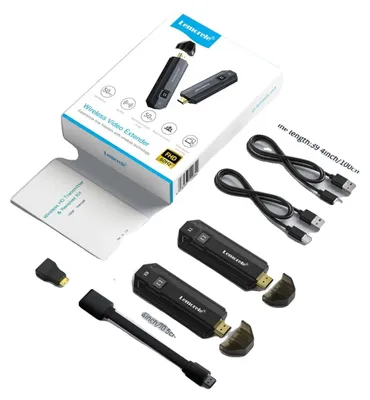 Produktbild von Drahtloser HDMI-Transmitter, 1080P Auflösung, Langstreckenverbindung, 1 Satz