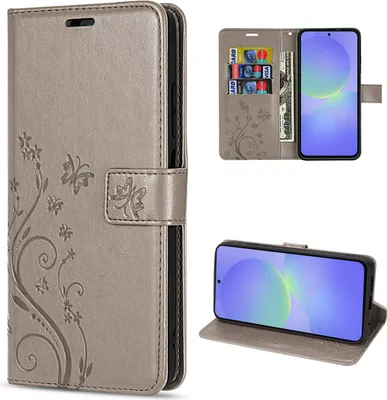 Produktbild von Hülle für Samsung Galaxy A36/ A56 Handy Tasche Case Schutzhülle Schale Etui BF Grau