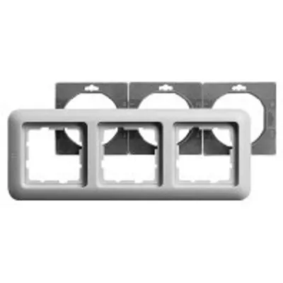 Produktbild von Abdeckrahmen 3-fach E2 Esprit Bronze 021338