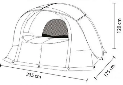Produktbild von Anaconda Pop Up Shelter Wurfzelt