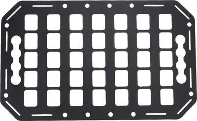 Immagine prodotto di Pianale per camion, pannello Molle, 38,1 x 23,9 x 0,2 cm, alluminio, da utilizzare con utensili con binario a L, stoccaggio merci per auto, SUV, pick-up, Va