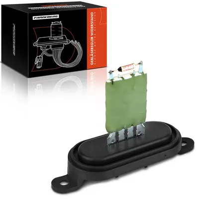 Image de Résistance de ventilateur d'habitacle - Moteur de ventilateur - 12 V - Connecteur à 4 broches - Compatible avec VW Amarok, Multivan V, Touareg, Transporter T5, T6 - Remplace les références 7E0959263, 1S0959263A, 7E0959263C
