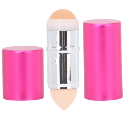 Produktbild von Gesichtsroller aus Vulkanstein, Mini-Öl-absorbierender Roller für Hautpflege, Make-up, Gesichtsmassage, Rosenrot