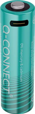 Immagine prodotto di Q-CONNECT KF14129 Batterie ricaricabili Ricaricabili - Mignon/AA/HR6, 1,2 V, 4 pezzi