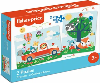 Obrázek produktu pro Zvířata puzzle 2x24dílků