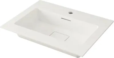 Produktbild von Jungborn Mineralguss Möbelwaschtisch SEIMILA 61 x 46 cm weiß matt