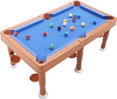 Imagen del producto de Mesa de billar en miniatura para niños, juego de billar pequeño, juguete multifuncional ideal para jugar en interiores