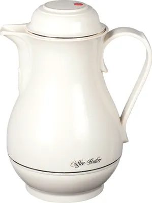 Produktbild von ROTPUNKT Isolierkanne Coffee-Butler Kunststoff 1 l weiß