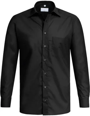 Produktbild von Greiff Corporate Hemd BASIC Herren Regular Fit ® Schwarz 45/46