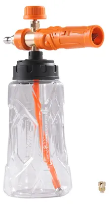 Image de Lance à mousse pour voiture 1 L pour nettoyeur haute pression 1450-2175 PSI, filetage 1/4"