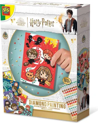 Obrázek produktu pro SES Creative Harry Potter Diamond Painting Kit, Dětská sada na malování diamantů, 6 rok/roky, Vícebarevný