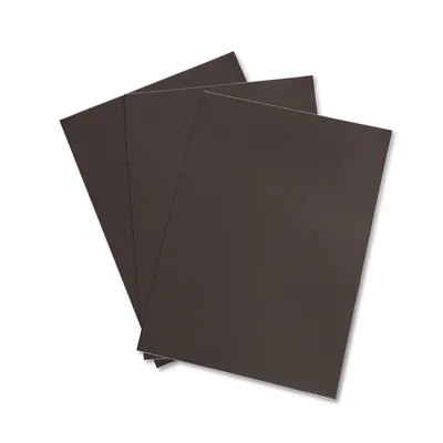 Produktbild von ZADAWERK Magnetfolie - 1,2 mm - DIN A4 - 3 Stück - selbstklebend, magnetisch - schwarz - Kühlschrankmagnete basteln – dekorieren sortieren und ordnen