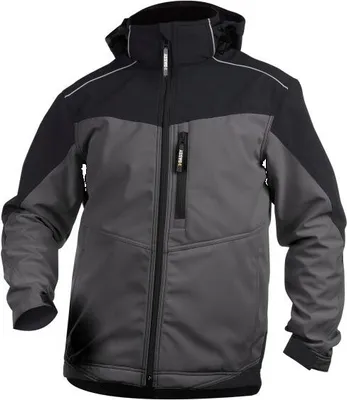 Immagine prodotto di Giacca softshell bicolore, GRIGIO CEMENTO/NERO, taglia 4XL