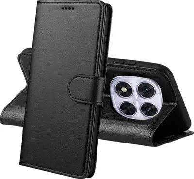 Immagine prodotto di Custodia per Xiaomi Poco X7 5G - Portafoglio nero con patta per carte magnetizzate Custodia per telefono cellulare Phonillico®