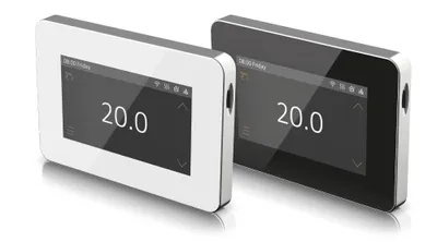 Produktbild von V1 Pro Touch Wifi Design-Thermostat - Schwarz