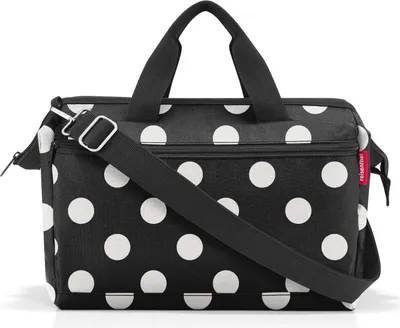 Produktbild von reisenthel allrounder S pocket Reisetasche Tasche 11L dots white MO7073