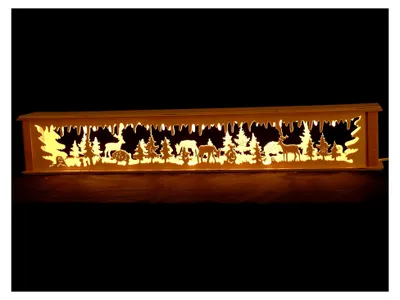 Produktbild von Schwibbogen 2-22 Schwibbogenerhöhung für Lichterbogen Made Erzgebirge Seiffen Maße: 72x10x11cm (BxTxH) …