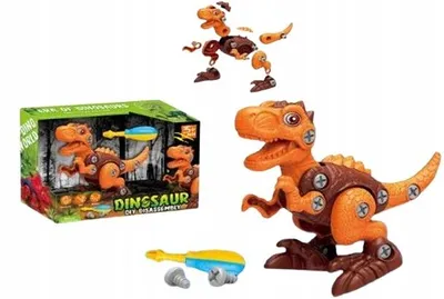 Produktbild von NORIMPEX Tyrannosaurus Rex Konstruktions-Set zum Schrauben, 32 Teile