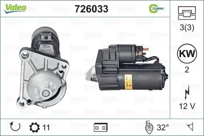 Immagine prodotto di Valeo Motorino di avviamento 726033