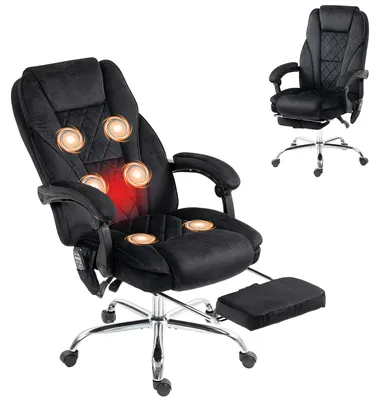 Produktbild von Vinsetto Bürostuhl mit Vibrtationsmassage, Ergonomischer Schreibtischstuhl