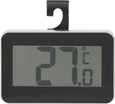 Produktbild von Hochpräzises, wasserdichtes elektronisches Thermometer für die Temperatur im Kühlschrank, Schwarz