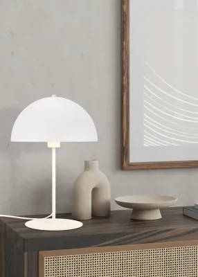 Produktbild von Trio Nola Tischleuchte E27 ⌀30cm Weiß Matt