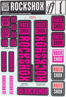 Immagine prodotto di RockShox Set Decor Rockshox 35 Mm Magenta 2018+