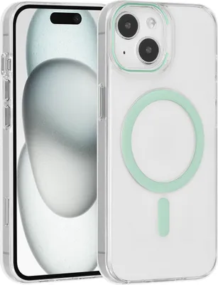Produktbild von UNIQ Accessory iPhone 15 Hardcase - magsafe compatible - Transparent - Green