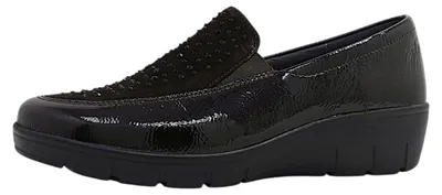 Image de Semler Judith : chaussures basses, mocassins, couleur noire, pour le quotidien