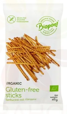 Obrázek produktu pro BiopontBezlepkové tyčinky slané (45g), 46681