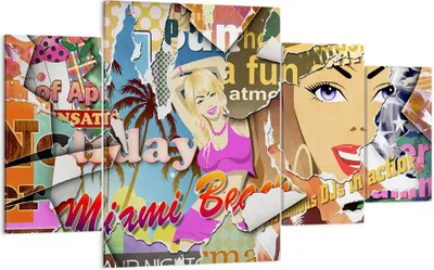 Produktbild von Bild auf Leinwand - Leinwandbild - Graffiti modern - 160x90cm - Wand Bild - Wanddeko - Wandbilder - Leinwanddruck - Bilder - Kunstdruck - Wanddekoration - Leinwand bilder - Wandkunst - DL160x90-3622