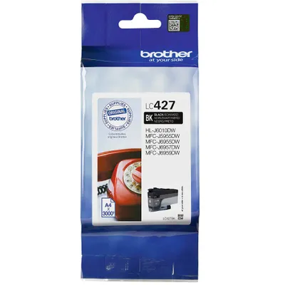 Obrázok produktu pre Brother LC427BK Tlačová kazeta 1 ks Originálna čierna