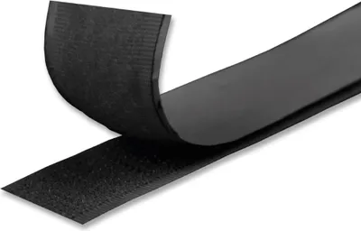 Immagine prodotto di Velcro autoadesivo 1,5 m (150x2 cm), colore: nero