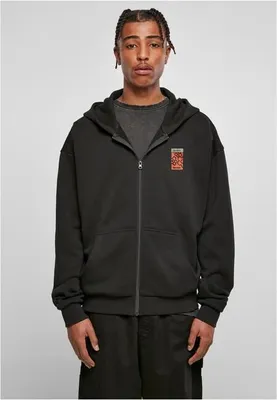 Produktbild von Upscale by Mister Tee - Herren Puffer Peace Heavy Oversize Sweatjacke - BLACK - XS