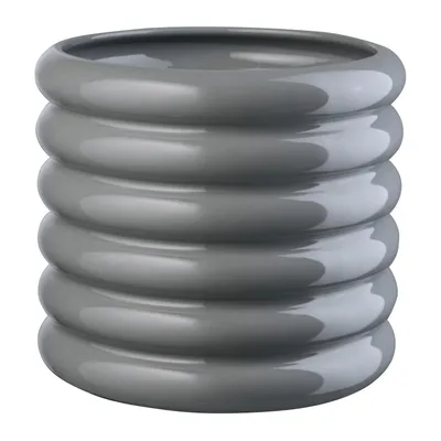 Obrázok produktu pre ASA Übertopf, cool grey LOOPY D. 18 cm, H. 19 cm