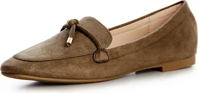 Produktbild von topschuhe24 1371 Damen Velours Halbschuhe Slipper Loafer, Farbe:Oliv Grün, Größe:36 EU