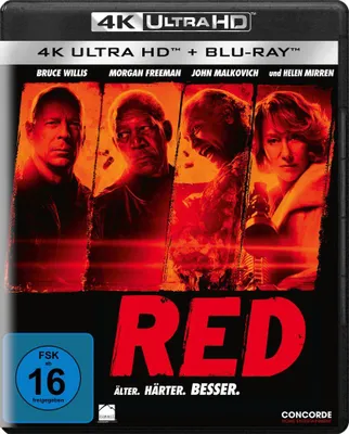 Obrázok produktu pre R.E.D. #1 - Älter härter besser (UHD+BR) Min: 106DD5.1WS  2Disc, 4K-Ultra