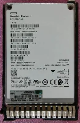 Image de HPE P09924-001 Internes Solid State Drive 2.5" 1,6 TB SAS (P09924-001)