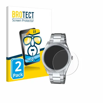 Produktbild von 2x Für Casio MTP-1302PD Schutzfolie BROTECT Displayschutz Display Schutz Folie Klar Transparent