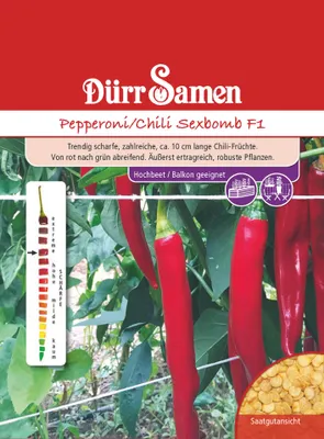Produktbild von Peperoni/Chili Sexbomb F1 | Peperoni- und Chilisamen von Dürr Samen